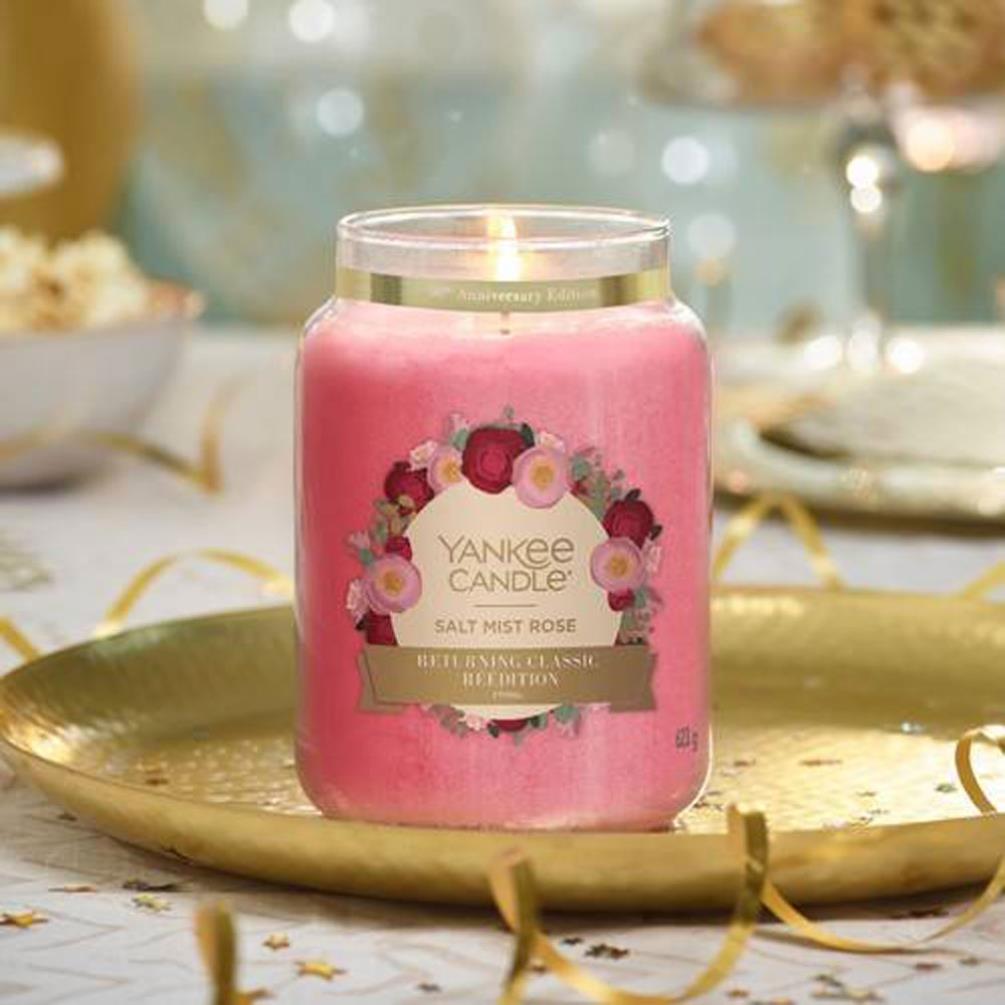 Yankee Candle LIMITED EDITION Salt Mist Rose Large Jar Extra Image 1